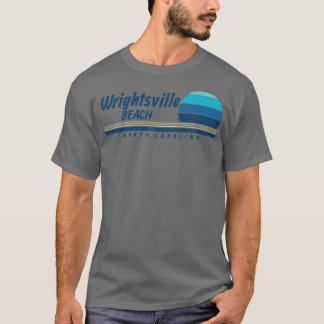 Camiseta Wrightsville Beach North olina Blue Sunrise