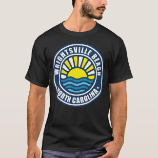 Camiseta Wrightsville BeachNorth Carolina Retro Sunset