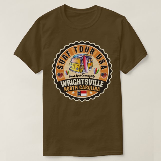 Camiseta Wrightsville North olina 2 (Diseño del anverso)