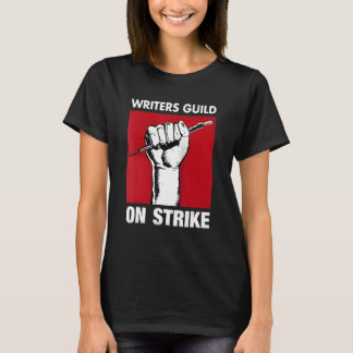 Camiseta Writers Guild Of America On Strike Anti AI Chatbot
