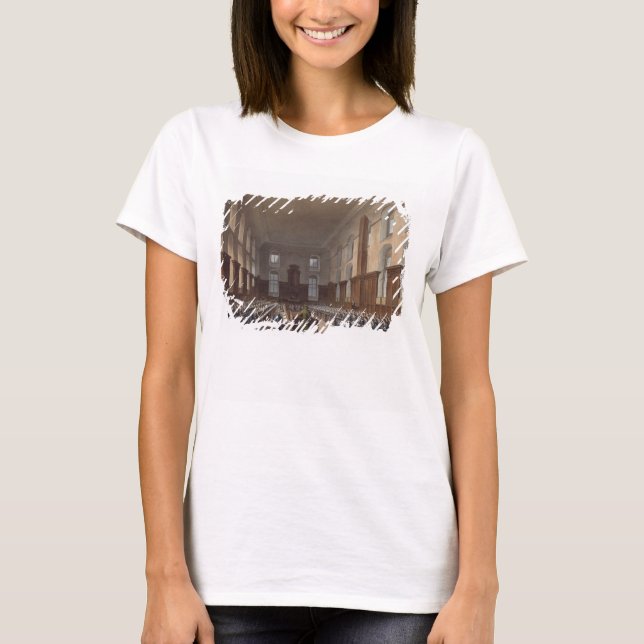 Camiseta Writing School, Christ Hospital, from Ackermann's (Anverso)