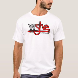 Camiseta WSHE 103.5 colores de luz de estilo de VENTAJA FM