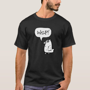 Camiseta WSP qué pasa con el gráfico de Ilustracion loro sa