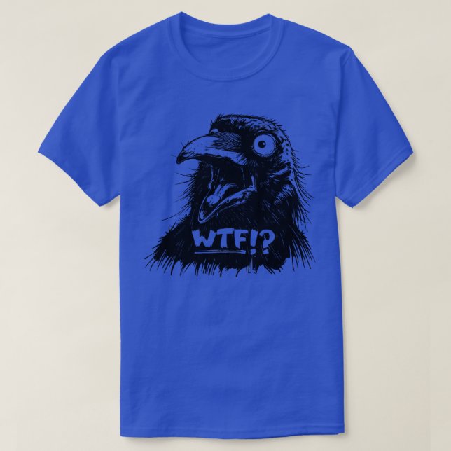 Camiseta WTF Crow (Diseño del anverso)