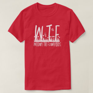 Camiseta WTF: Deserción en los parterres de flores