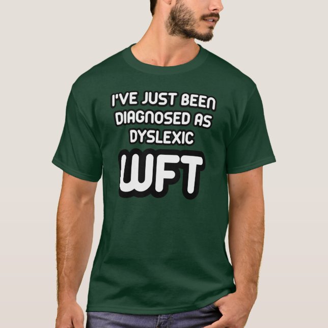 Camiseta WTF divertido (Anverso)