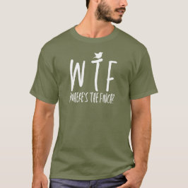 Camiseta WTF dónde está el nerd de aves de retiro fincas