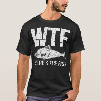 Camiseta Wtf Donde Está El Pescado