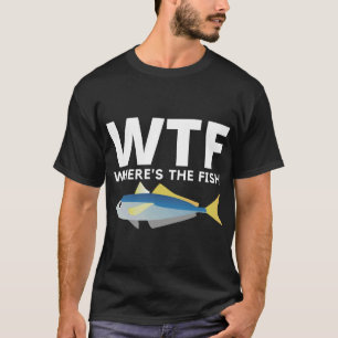 Camiseta Wtf Donde Está El Pescado