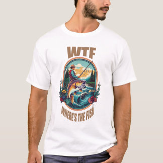 Camiseta wtf dónde está el pez