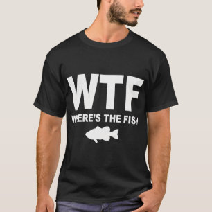 Camiseta WTF - dónde está el pez