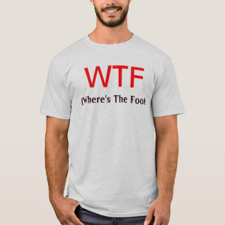 Camiseta WTF (donde está la comida)