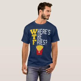 Camiseta WTF donde están los alimentos de preparación