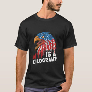 Camiseta WTF Es Un Gracioso Kilograma 4 De Julio Águila Pat