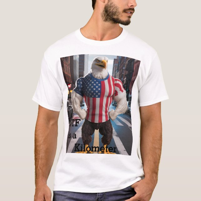 Camiseta WTF es un kilómetro (Anverso)