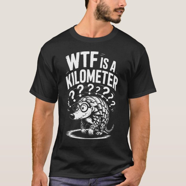 Camiseta WTF es un kilómetro (Anverso)