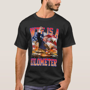 Camiseta Wtf Es Un Kilómetro De Apoyo Gracioso A Trump