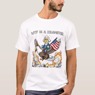 Camiseta WTF es un kilómetro explicado
