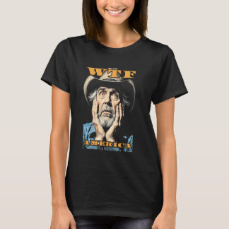Camiseta WTF Estados Unidos Triste Cowboy Wild West America
