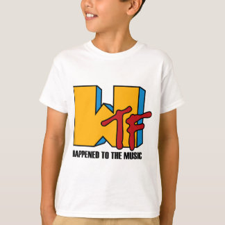 Camiseta WTF le pasó a la música - Gracioso retro 80