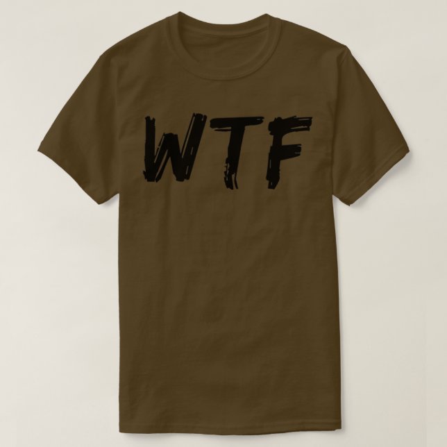 Camiseta WTF Qué Cita De Dulce Sarcástico Divertido (Diseño del anverso)