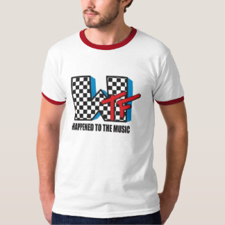 Camiseta WTF sucedió a la música