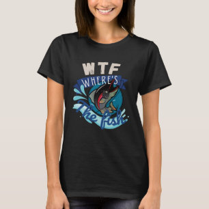 Camiseta WTF Whats The Fish Retro Pescador