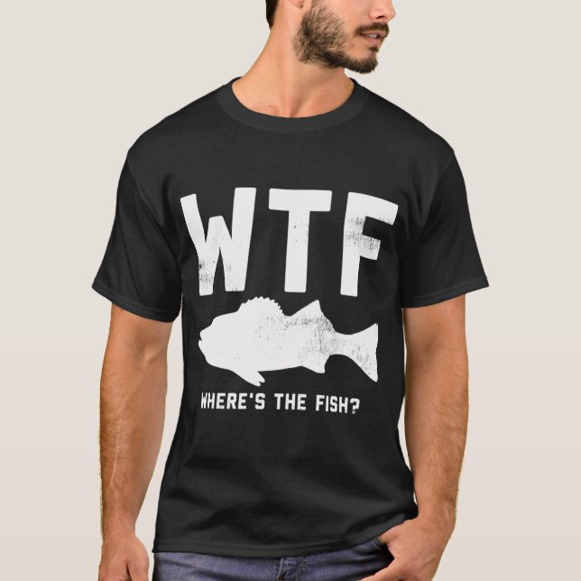Camiseta WTF Where's The Fish (Anverso)