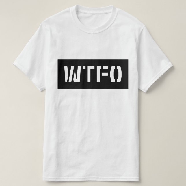 CAMISETA WTFO (Diseño del anverso)