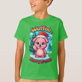 Camiseta Wuffoo Shelly Merry Navidad Kawaii 3D Fiesta