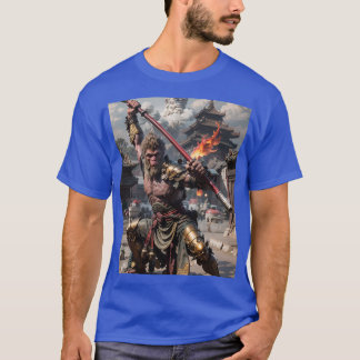 Camiseta Wukong con garrote