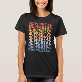 Camiseta Wuppertal City Groovy Retro