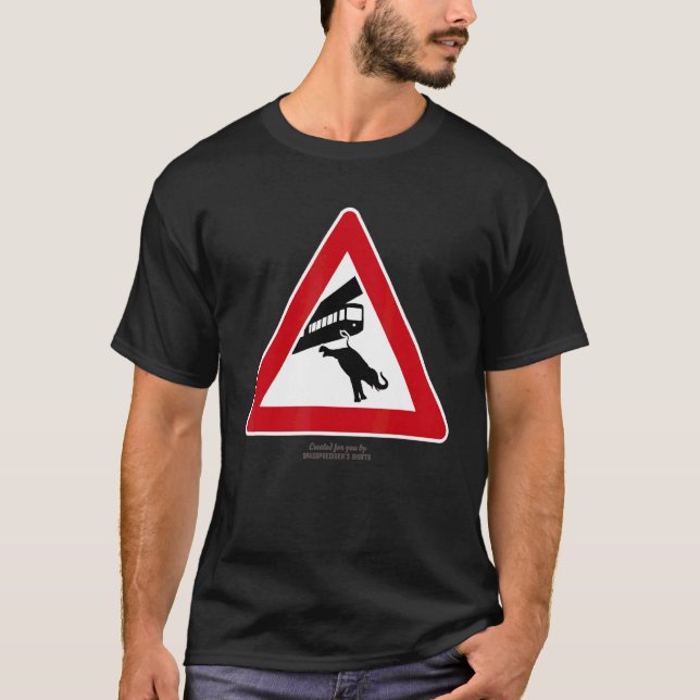 Camiseta Wuppertal Elephant Tuffi Rótulo de tráfico flotant (Anverso)
