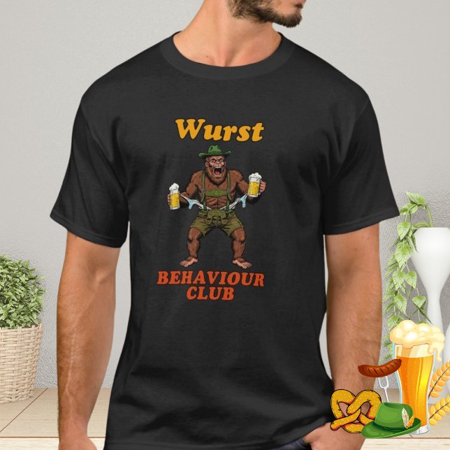 Camiseta Wurst Behavior Club para Oktoberfest y Bigfoot (Subido por el creador)