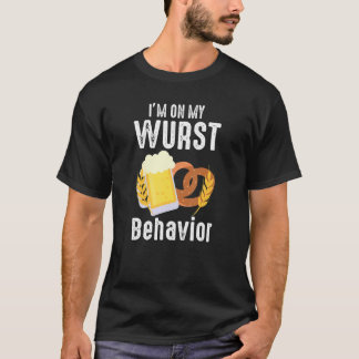 Camiseta Wurst Behavior  Quote German Festival
