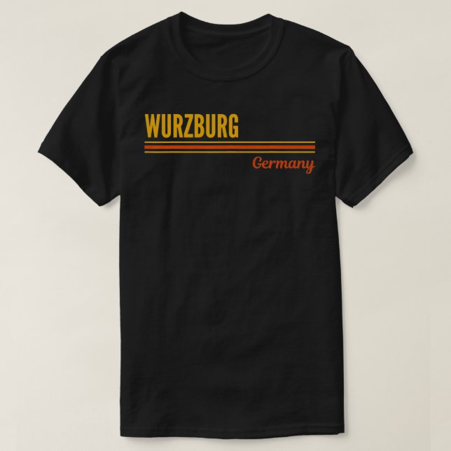 Camiseta Wurzburg Alemania  (Diseño del anverso)