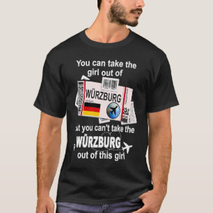 Camiseta Würzburg Boarding Pass Würzburg Chica Würzburg
