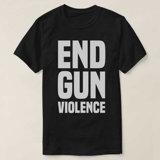 Camiseta Wuse Naranja End Gun Violence Premium (Diseño del anverso)