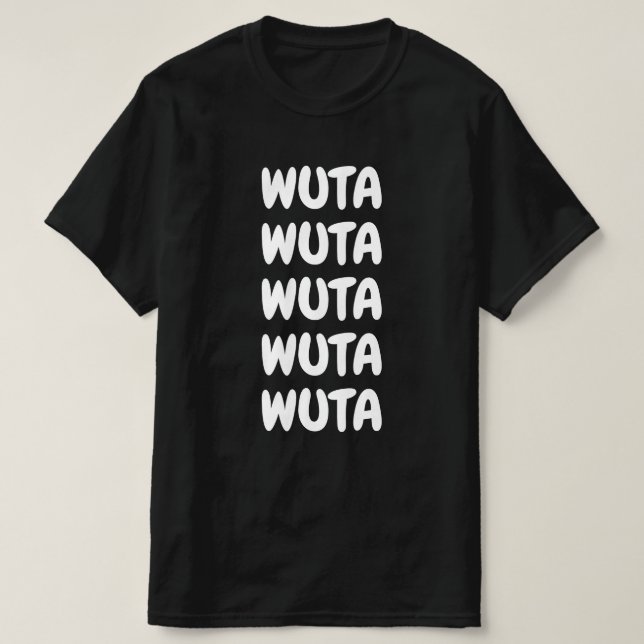 Camiseta Wuta - Fuego en Hausa (Diseño del anverso)