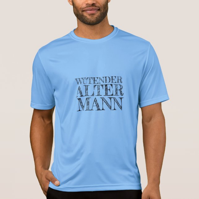 Camiseta Wütender alter Mann T-Shirt (Anverso)