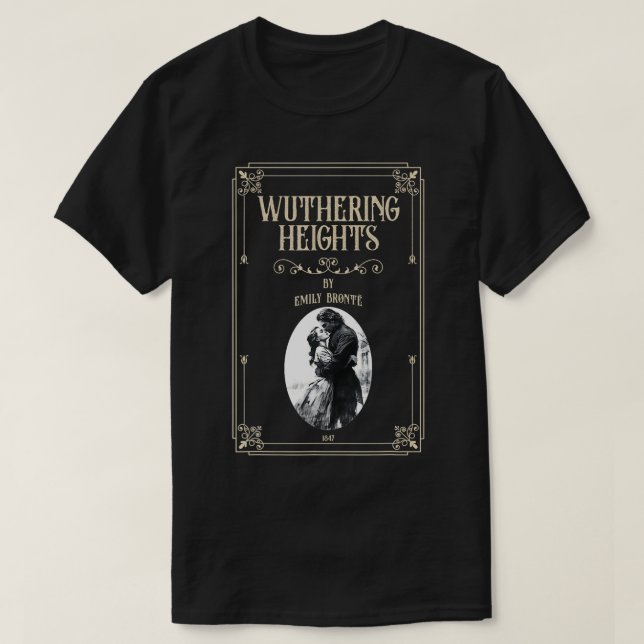 Camiseta Wuther Heights Catherine Earnshaw e Heathcliff (Diseño del anverso)