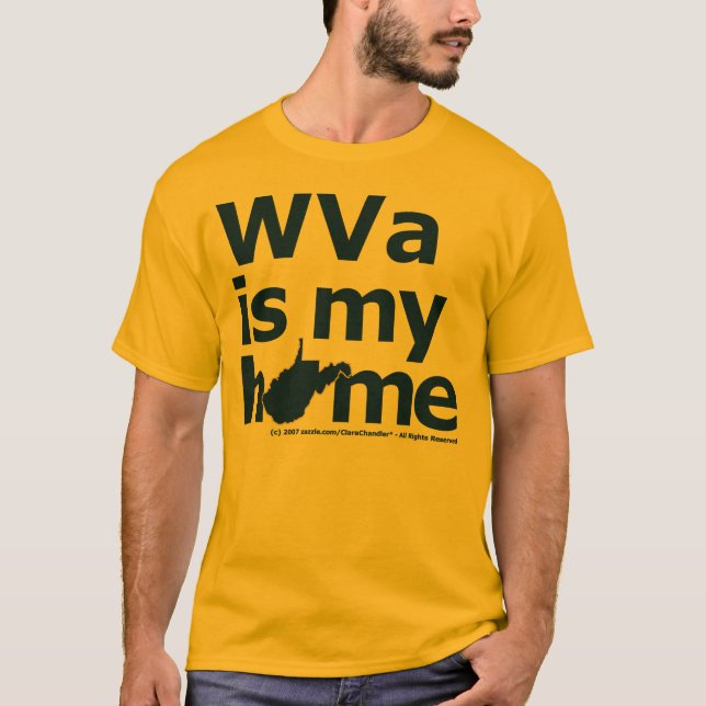 Camiseta WVa es mi hogar (Anverso)