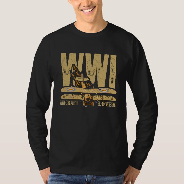 Camiseta WW1 Aircraft Lover  (Anverso)