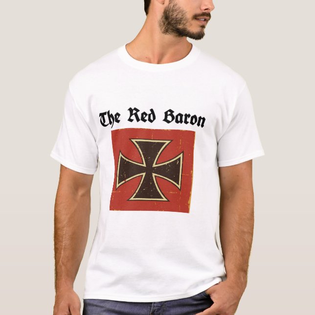 Camiseta WW1 Red Baron Fighter Ace tee (Anverso)