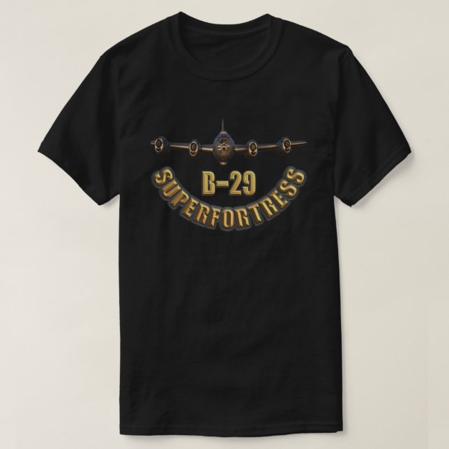 Camiseta Ww2 Avión de guerra americano B-29 Superfortress P (Diseño del anverso)