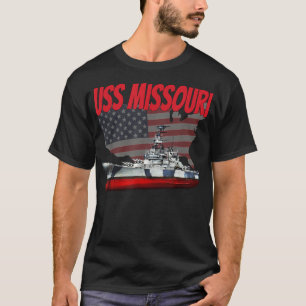Camiseta WW2&Cold War Veteran Battleship, USS Missouri BB-6