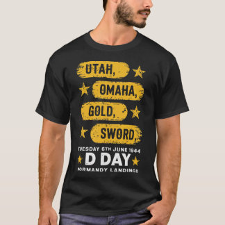 Camiseta Ww2 D Day Beats World War 2 Army Hero Normandy L