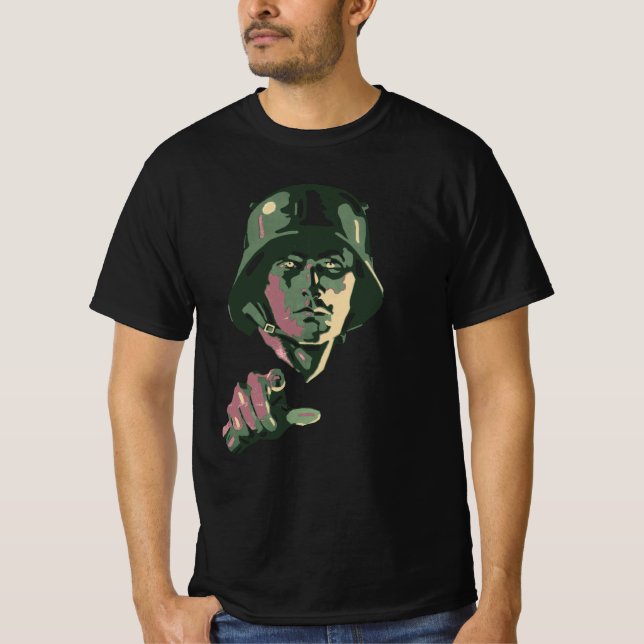 Camiseta WW2 German Soldier (Anverso)