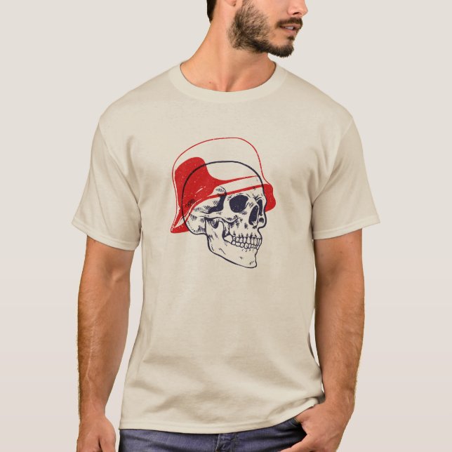 Camiseta WW2 Germany Soldier Skull (Anverso)