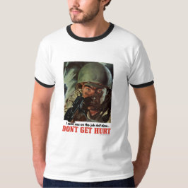 Camiseta WW2 -- No consiga lastimado